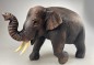 Preview: Elefant, schwarz, Rüssel nach oben (ca. 12 cm)